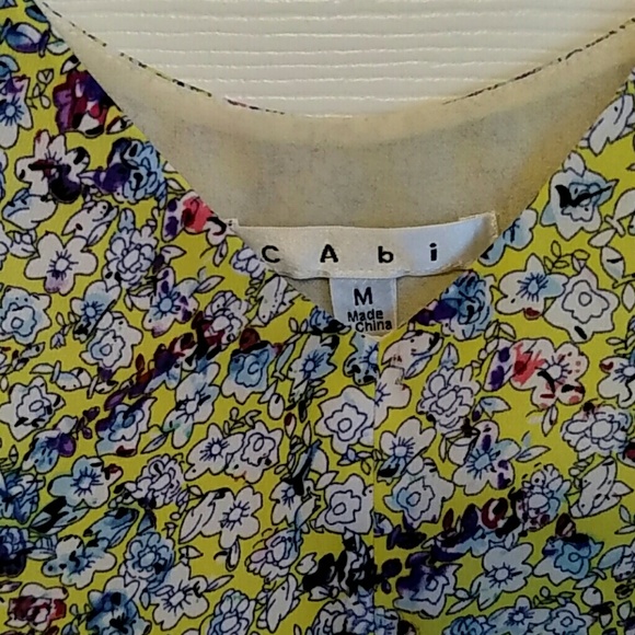 CAbi medium floral adjustable tank top - Picture 2 of 6